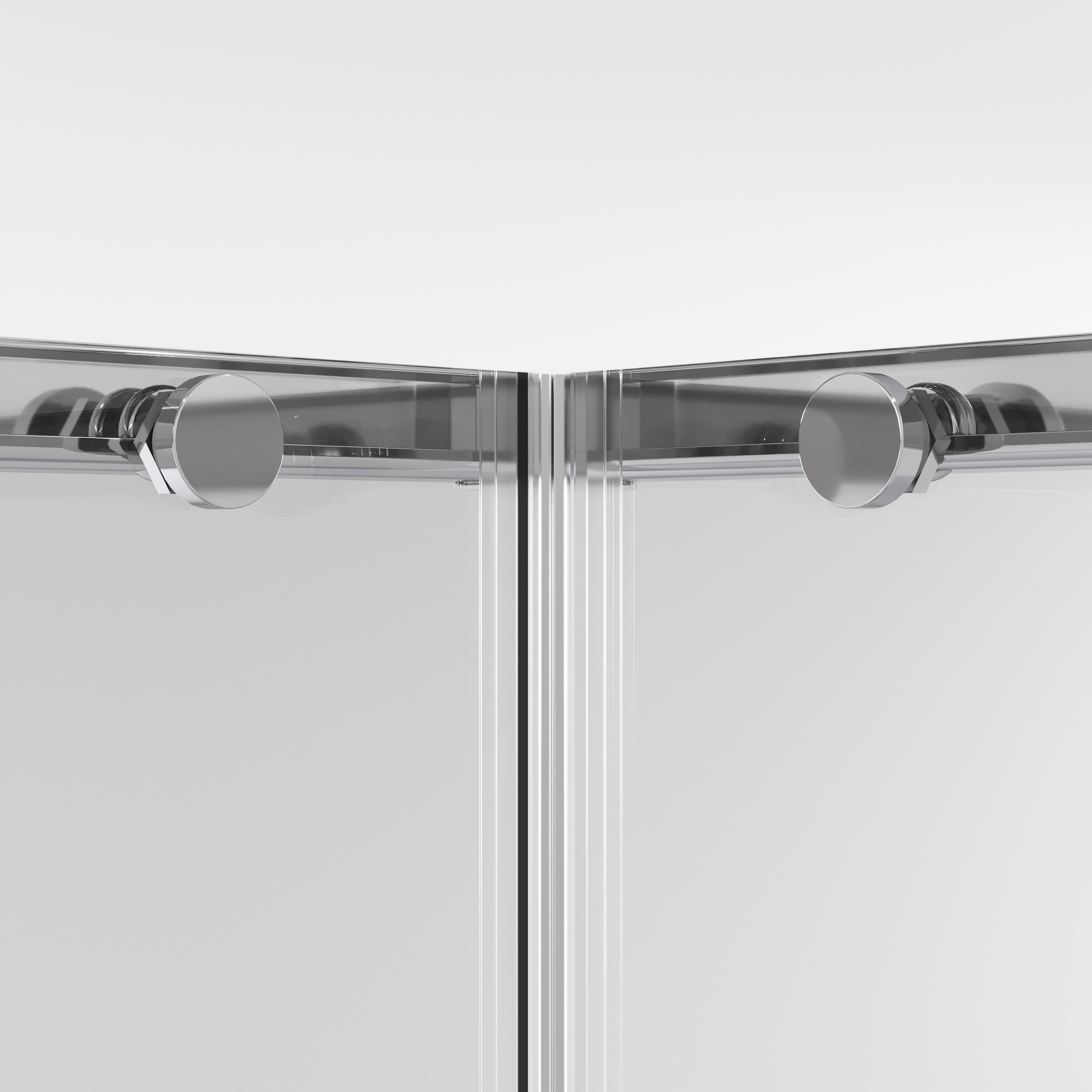 Душевой уголок Niagara Nova NG-6624-34 100x100, стекло прозрачное, профиль хром
