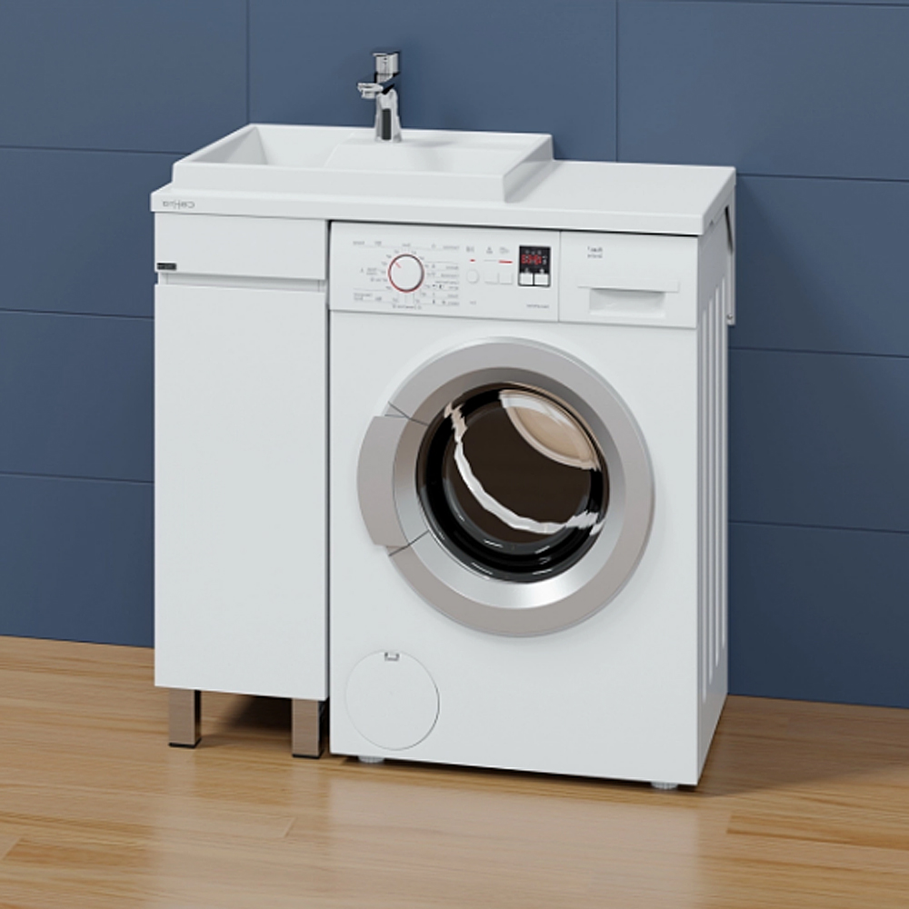 Тумба под раковину Санта Марс 29, цвет белый