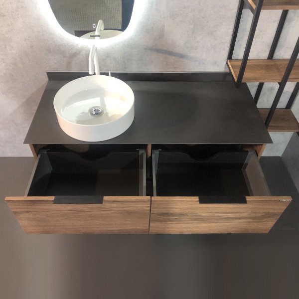 Мебель для ванной Comforty Порто 120-1, цвет дуб темный