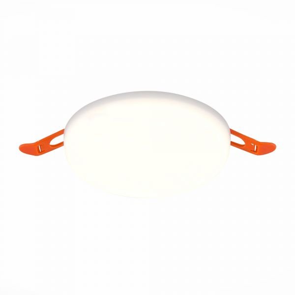 Точечный светильник ST Luce Ledder ST700.548.16, арматура белая, плафон пластик белый матовый, 12x12 см