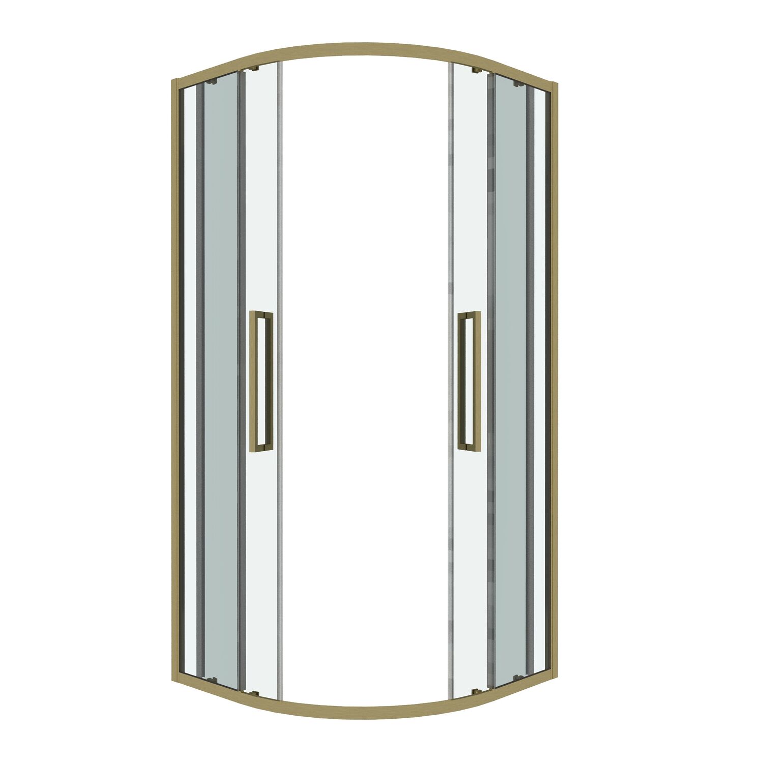 Душевой уголок Grossman Cosmo 301.K33.02.9090.32.00 90х90, стекло прозрачное, профиль золото сатин