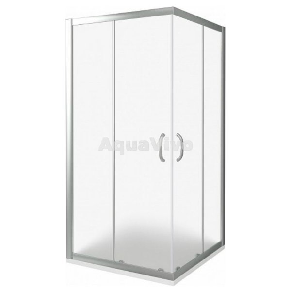 Душевой уголок Good Door Infinity CR-80-G-CH 80х80, стекло грейп, профиль хром