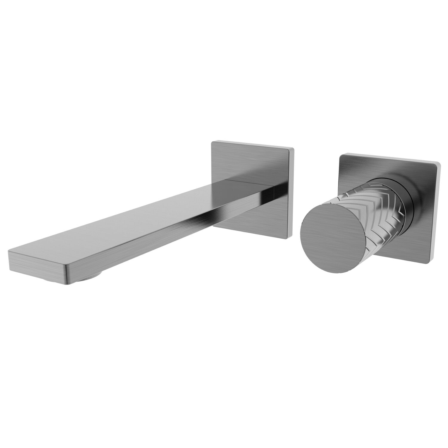 Смеситель Vincea Alto VBFW-6AL1GM для раковины, встраиваемый, цвет вороненая сталь