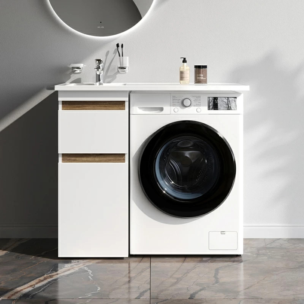 Мебель для ванной AM.PM X-Joy, с тумбой 37 см, цвет белый / светлое дерево