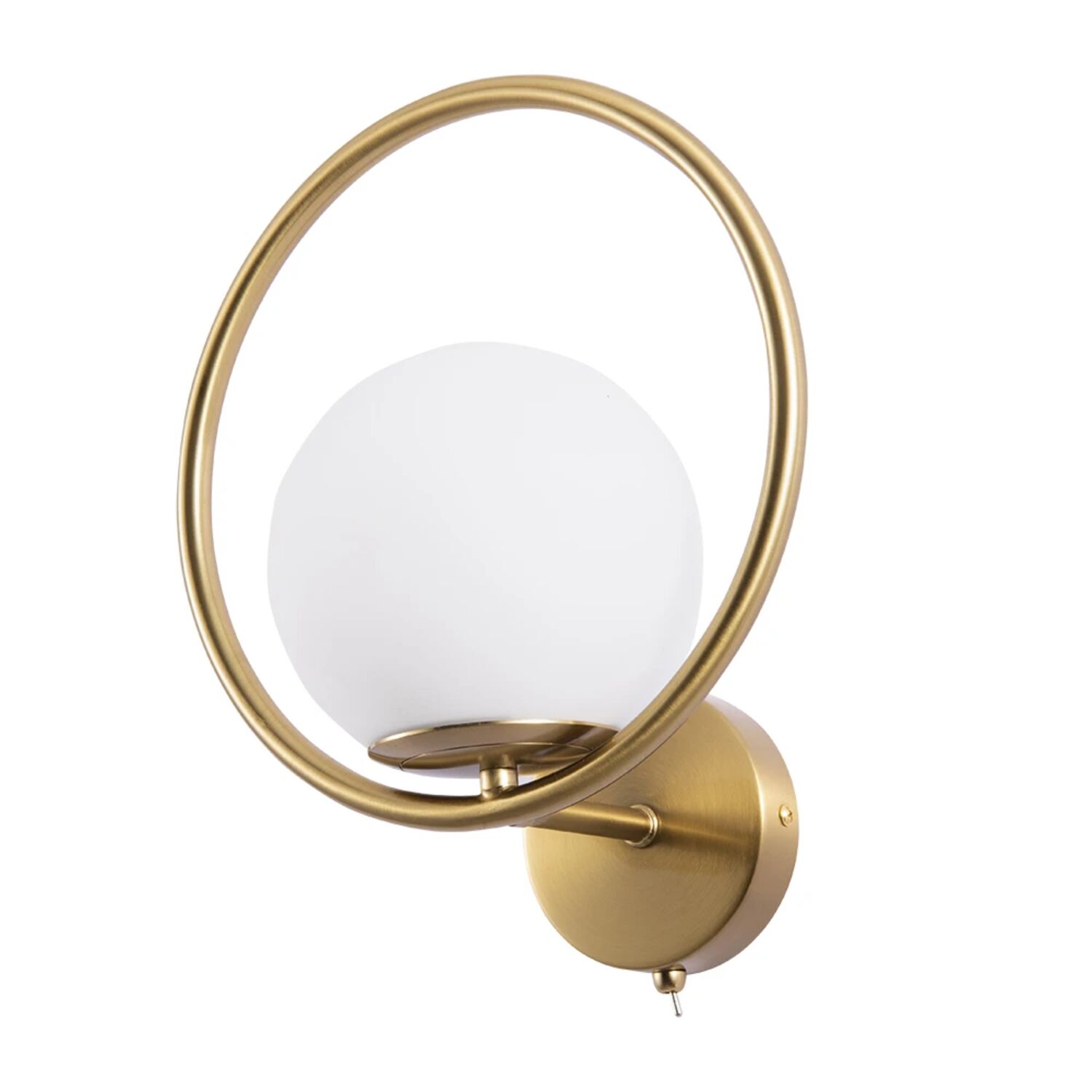 Бра Arte Lamp Matisse A7741AP-1AB, арматура античная бронза, плафон стекло белое