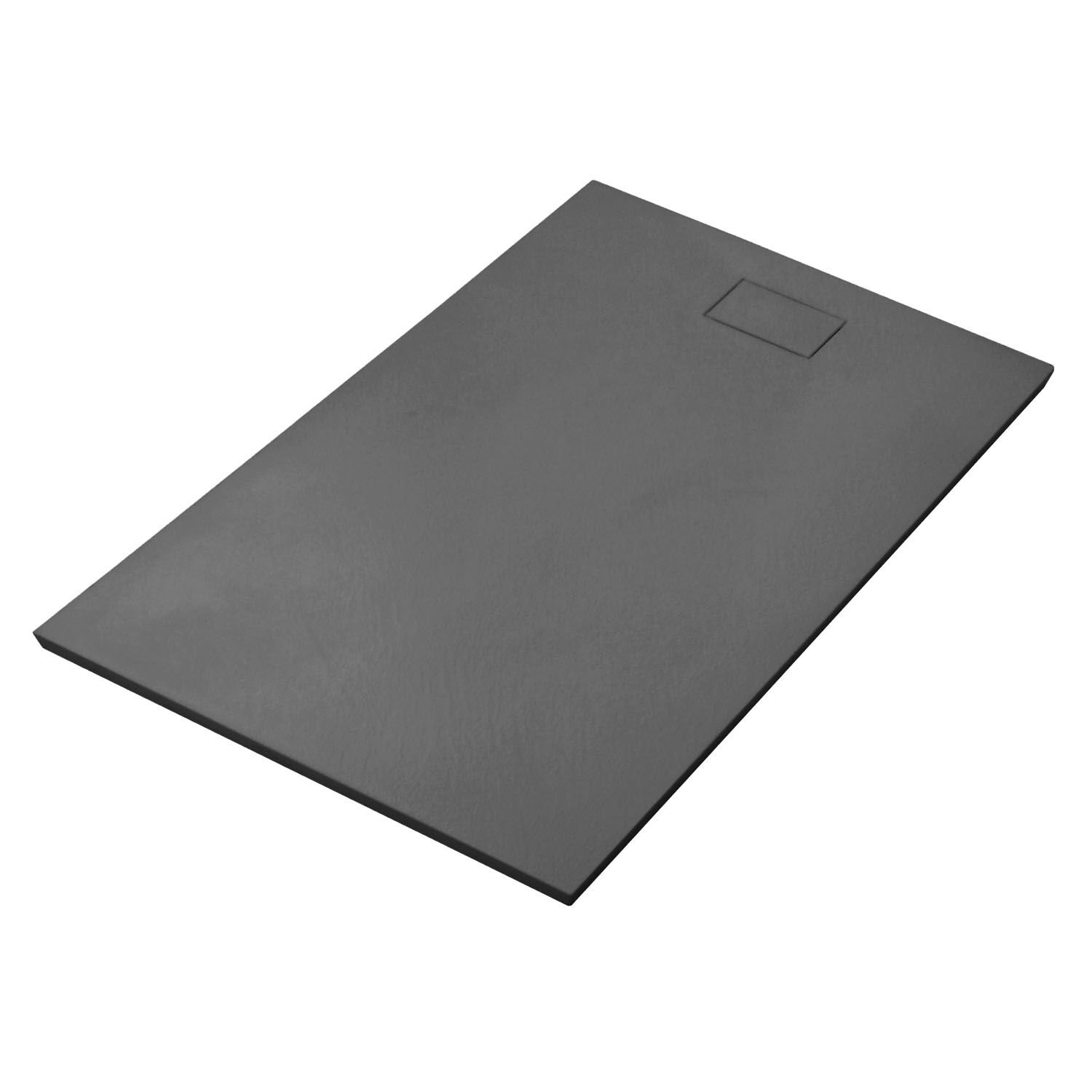 Поддон для душа WasserKRAFT Elbe 74T14 110x80, стеклопластик (SMC), цвет черный