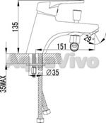 Смеситель Lemark Luna LM4115C для ванны - фото 1