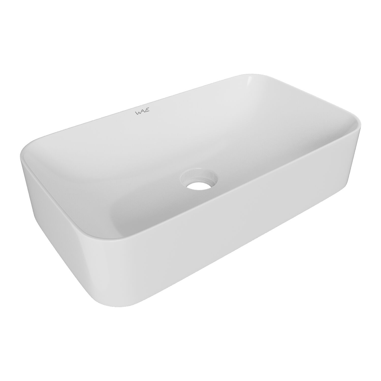 Раковина Mixline Wave Promo 61x35 накладная, цвет белый