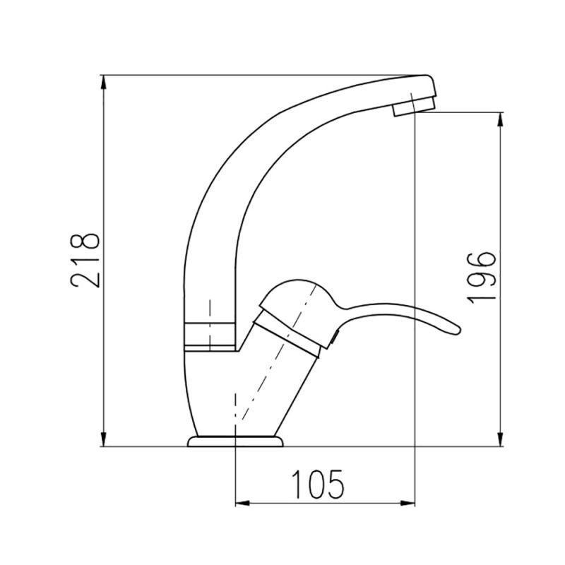 Смеситель Rav Slezak Labe L006.5/2Z для раковины - фото 1