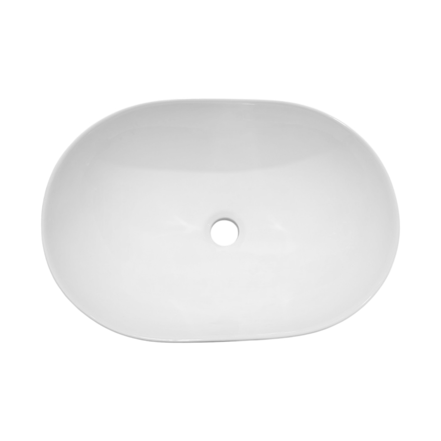 Раковина Joki Herba JK86064013 накладная, 48х35 см, цвет белый глянцевый - фото 1