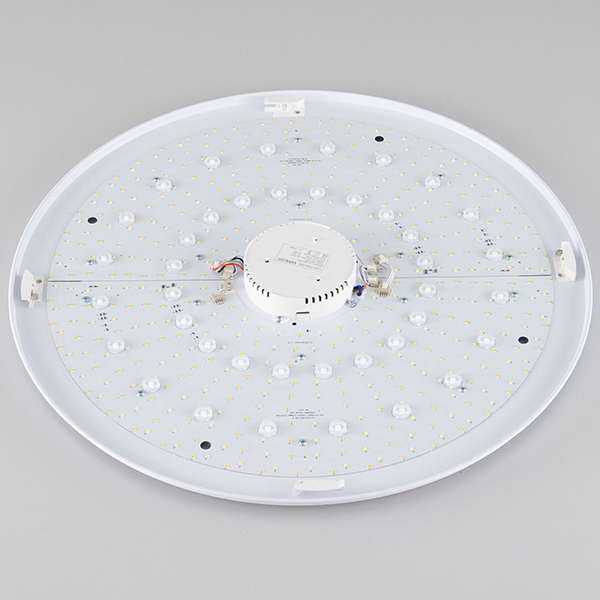 Потолочный светильник Citilux Старлайт CL703A103G, арматура бронза, плафон полимер белый / бронза, 67х67 см