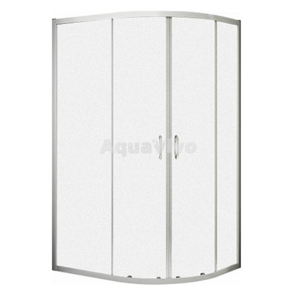 Душевой уголок Good Door Latte R-120-G-WE 120х80, стекло грейп, профиль белый