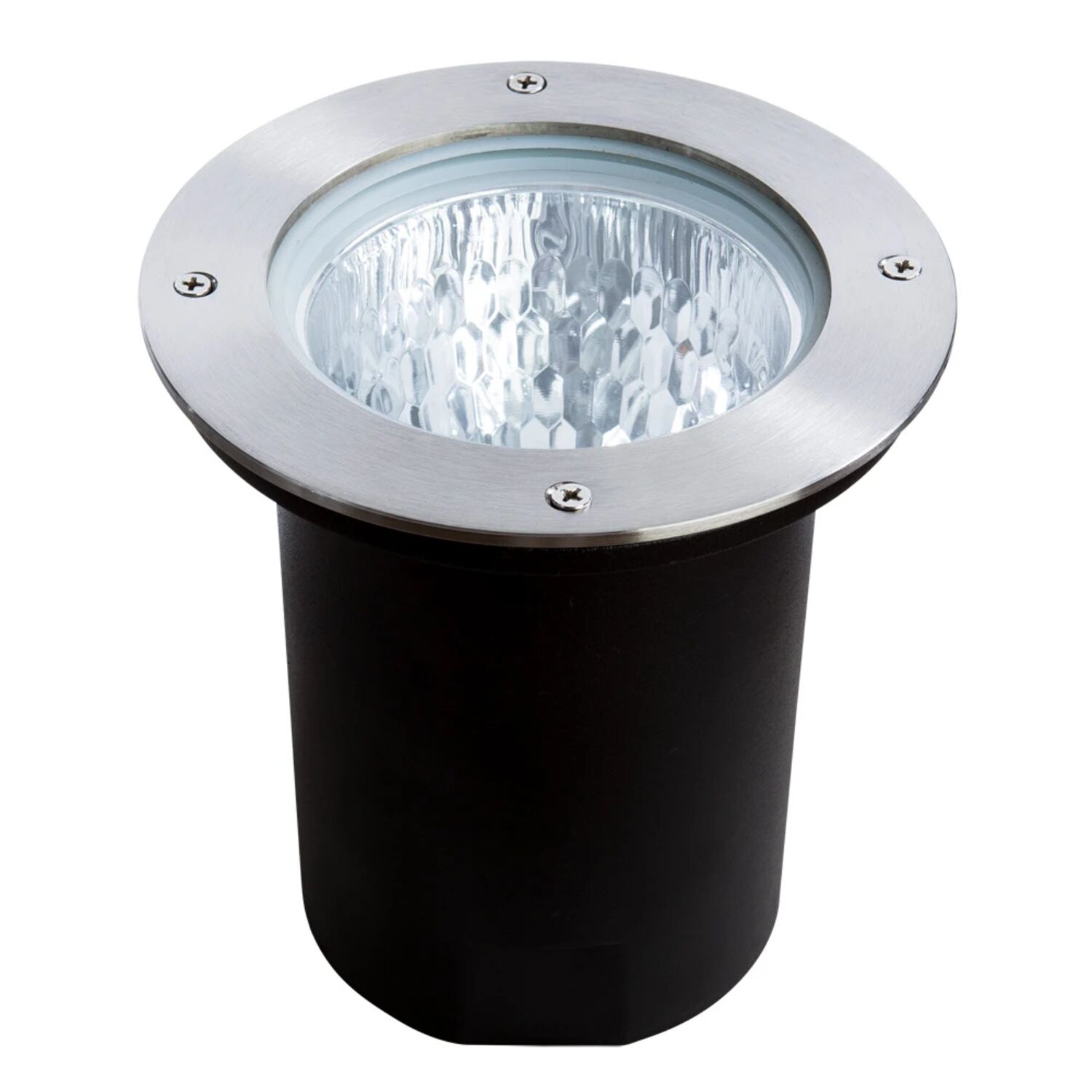 Тротуарный светильник Arte Lamp Piazza A6013IN-1SS, арматура матовое серебро, плафон стекло прозрачное