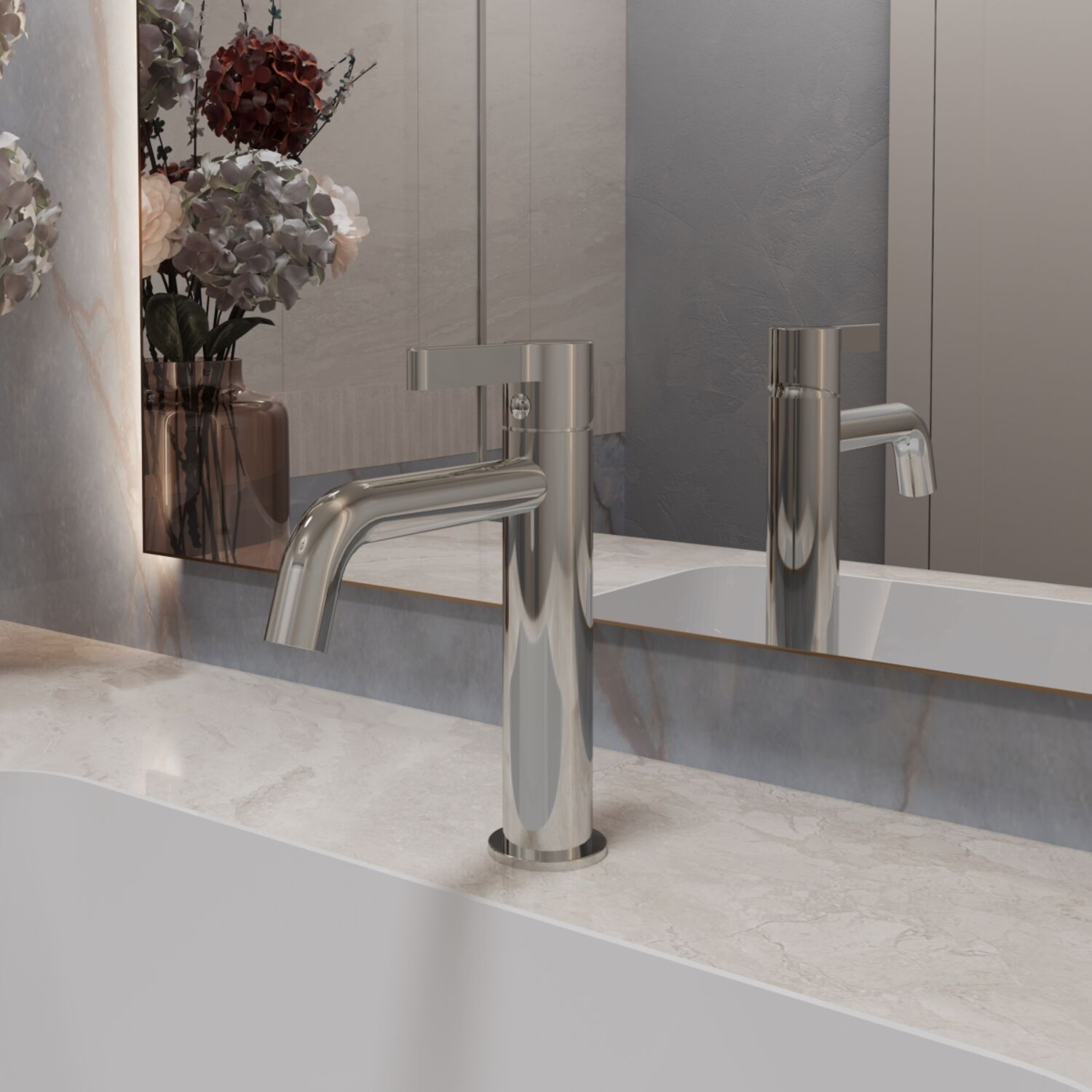 Смеситель Vincea Villa VBF-1VL1CH для раковины, цвет хром - фото 1