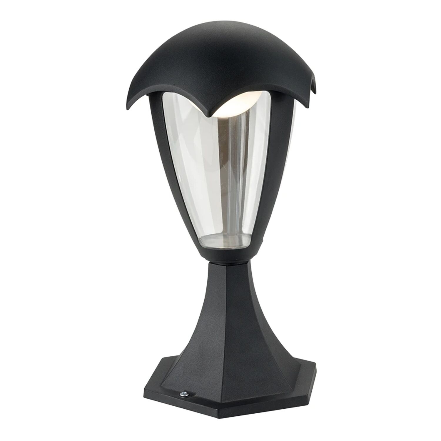Ландшафтный светильник Arte Lamp Henry A1661FN-1BK, арматура черная, плафон пластик прозрачный