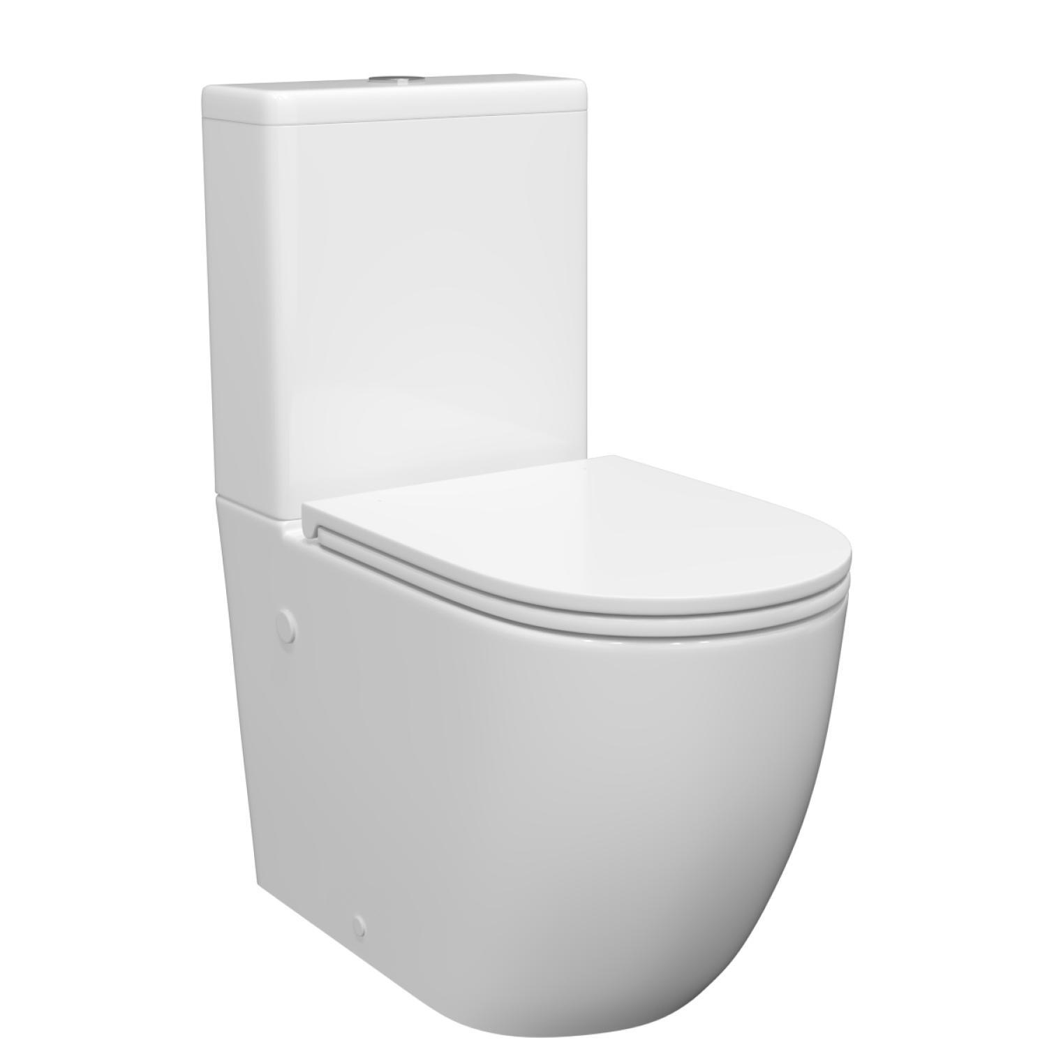 Унитаз напольный Joki Stella T JK0752030 напольный, безободковый, смыв Торнадо, с сиденьем микролифт, цвет белый