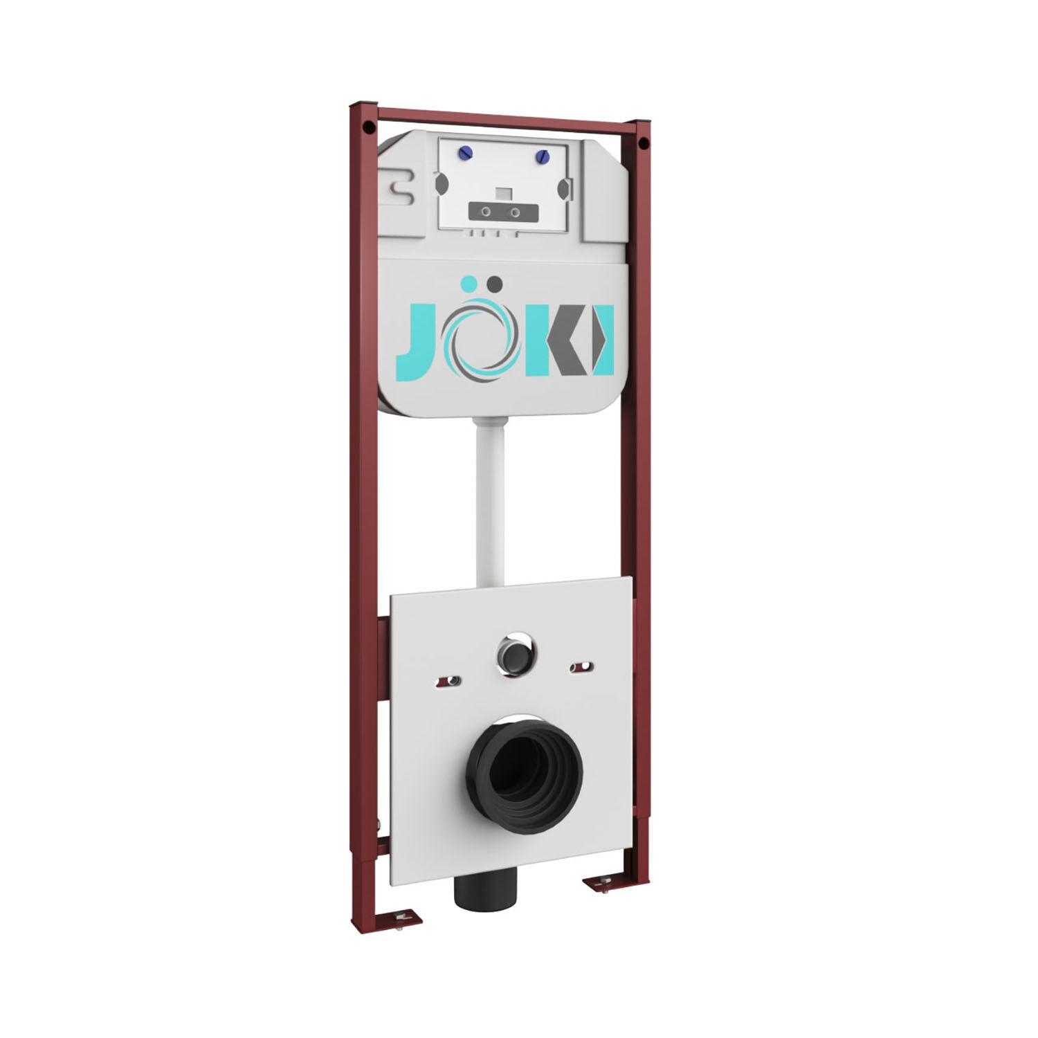 Комплект: Инсталляция JK45045 + Кнопка JK018504WM белая, матовая