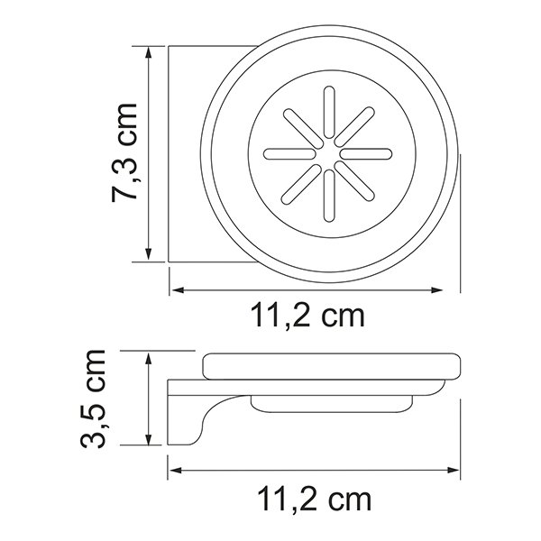 Мыльница WasserKRAFT Kammel K-8329WHITE, цвет белый