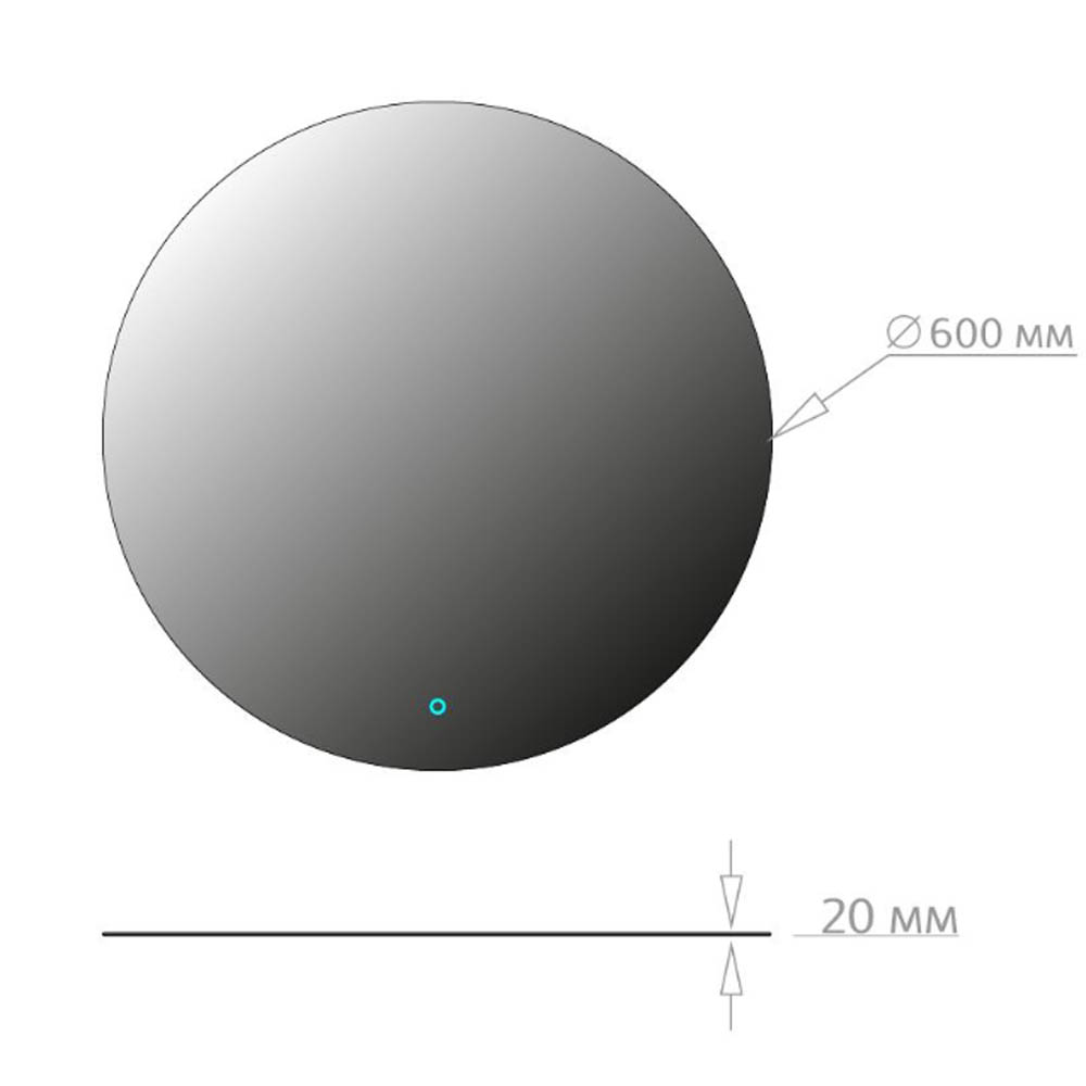 Мебель для ванной Оника Айленд 60, подвесная, цвет графит / дуб крафт золотой