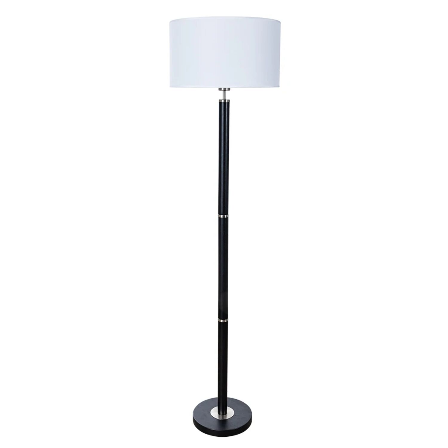 Торшер Arte Lamp Robert A5029PN-1SS, арматура матовое серебро, плафон ткань белая