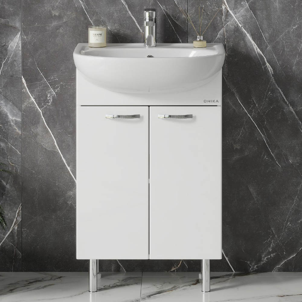 Мебель для ванной Оника Коралл 60, цвет белый - фото 1