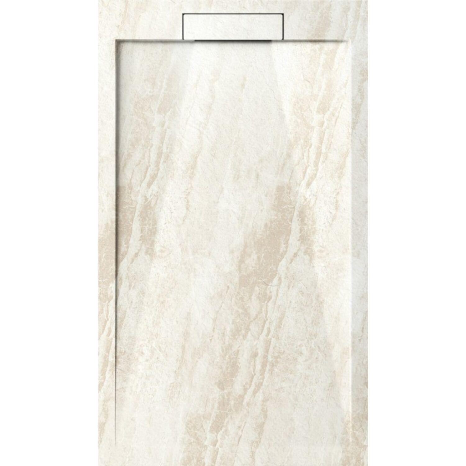 Поддон Esbano Luxe ESP-LM128DR 120x80, искусственный камень, цвет  мрамор бежевый