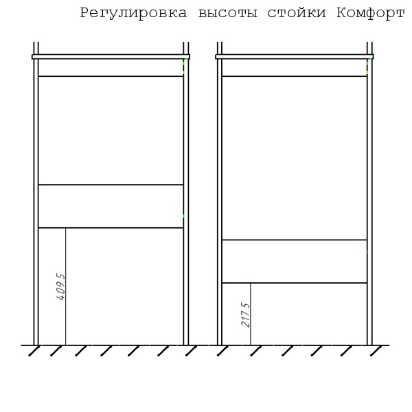 Шкаф-пенал Corozo Комфорт 55 над унитазом, цвет белый