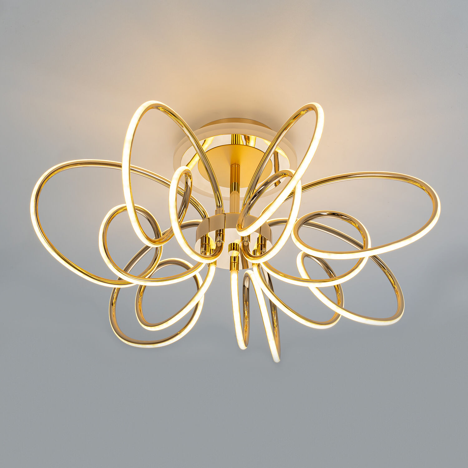 Потолочная люстра Citilux Salma Smart CL224A172, арматура золото - фото 1