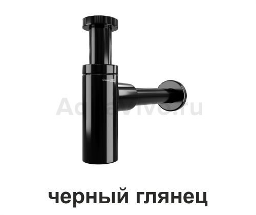 Сифон WasserKRAFT A171 для раковины, цвет черный