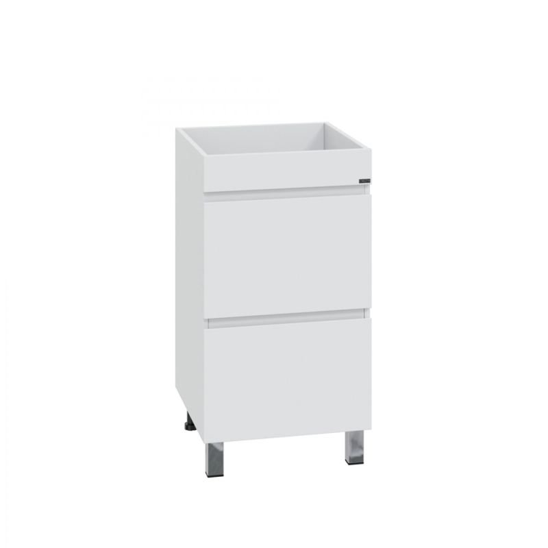 Тумба под раковину Санта Марс 48 напольная, с ящиками, цвет белый - фото 1