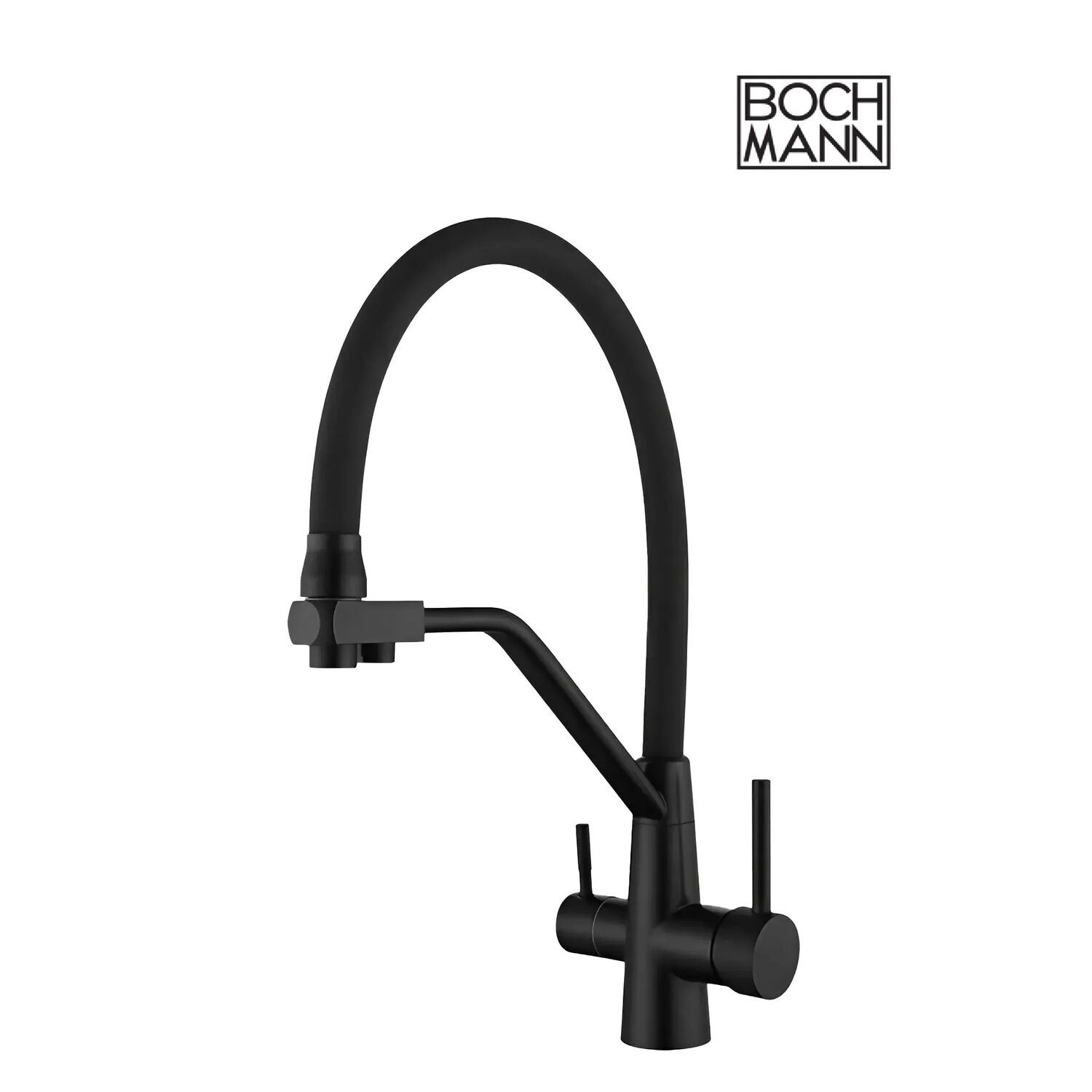 Смеситель Boch Mann Else B BM10427 для кухни, под фильтр, цвет черный