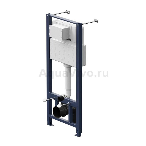 Комплект AM.PM IS47051.50A1700 унитаза Inspire 2.0 FlashClean с сиденьем микролифт и инсталляции c кнопкой хром глянцевый - фото 1
