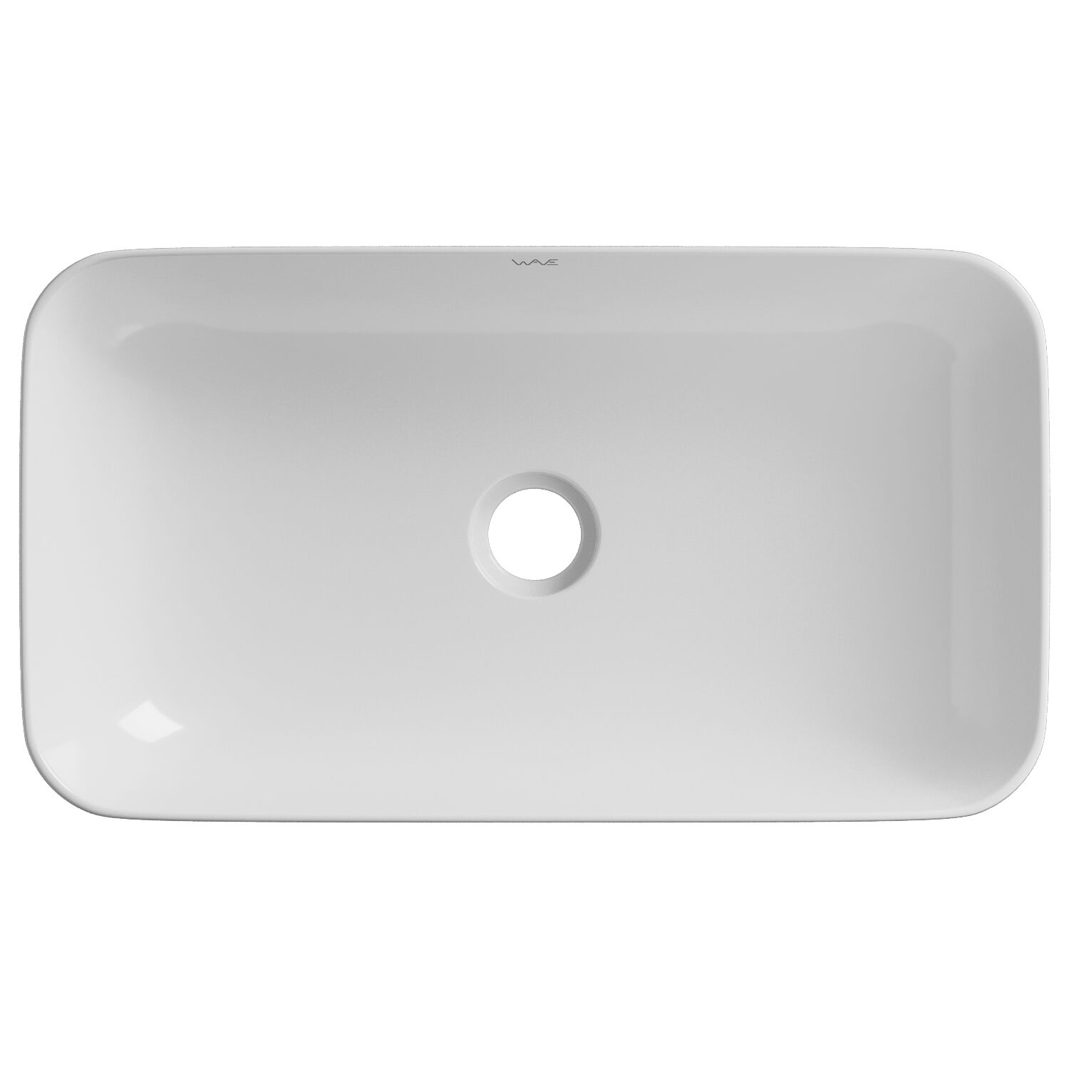 Раковина Mixline Wave Promo 61x35 накладная, цвет белый - фото 1