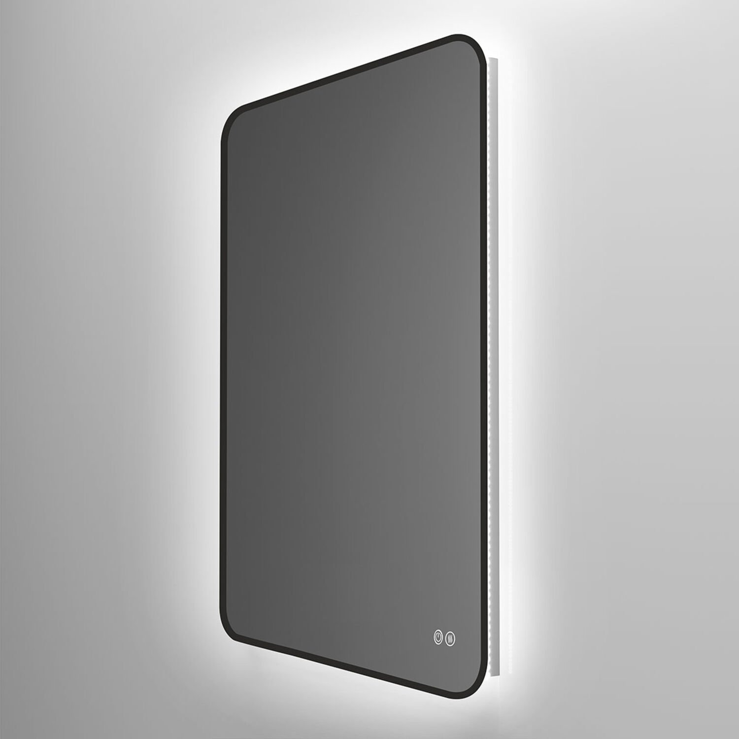 Зеркало Vincea VLM-3VC500B-2 LED 50х70, с подсветкой, функцией антизапотевания, сенсорным выключателем и диммером, цвет черный - фото 1