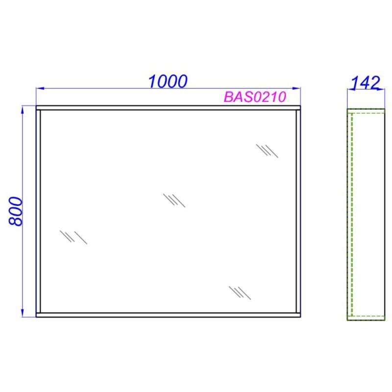 Мебель для ванной Aqwella Basic 105, цвет дуб золотой / белый