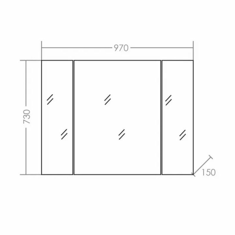 Мебель для ванной Санта Сатурн 100, напольная, с тумбой 38 см, цвет белый / дуб австрийский