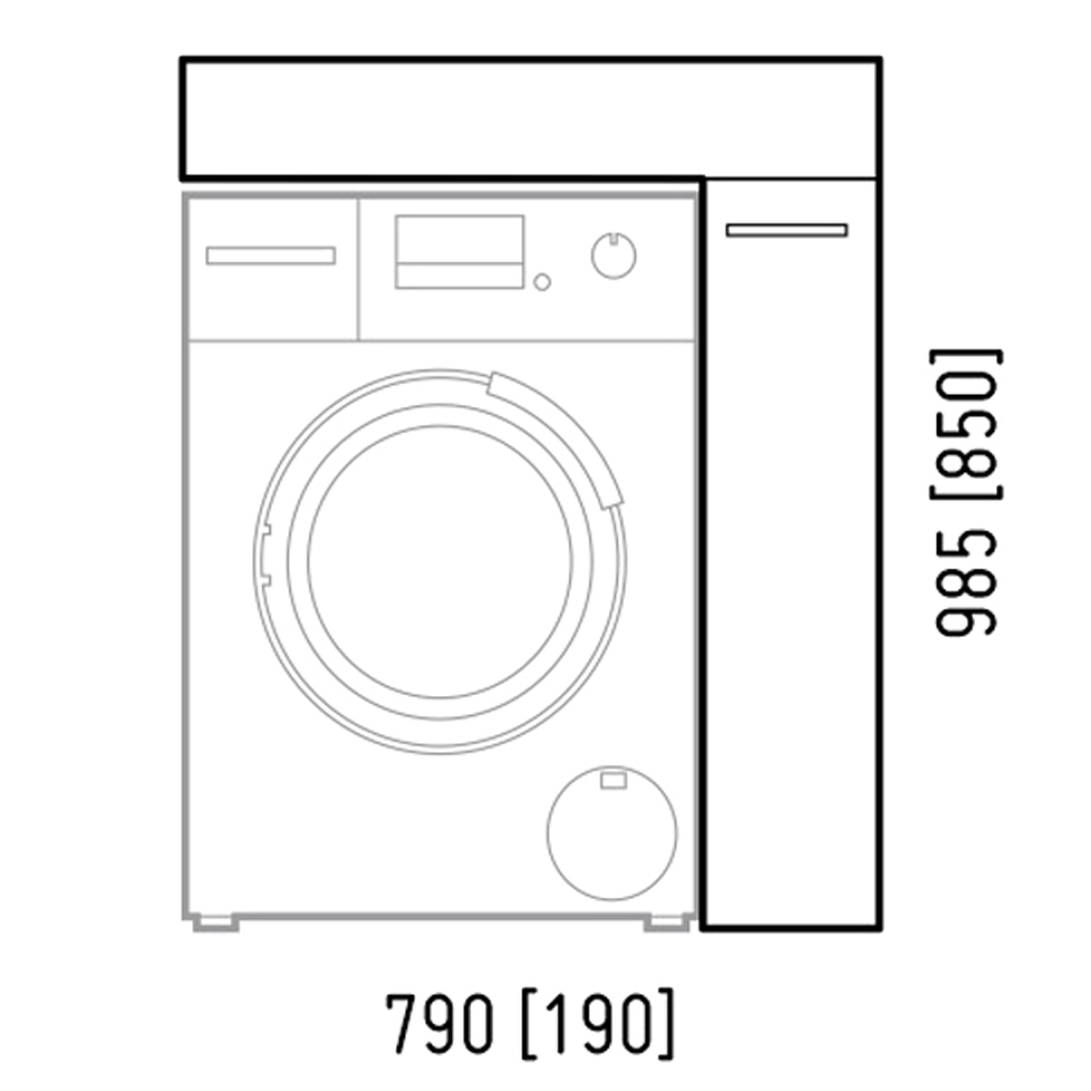 Тумба под раковину Corozo Лео 20, напольная, цвет белый - фото 1