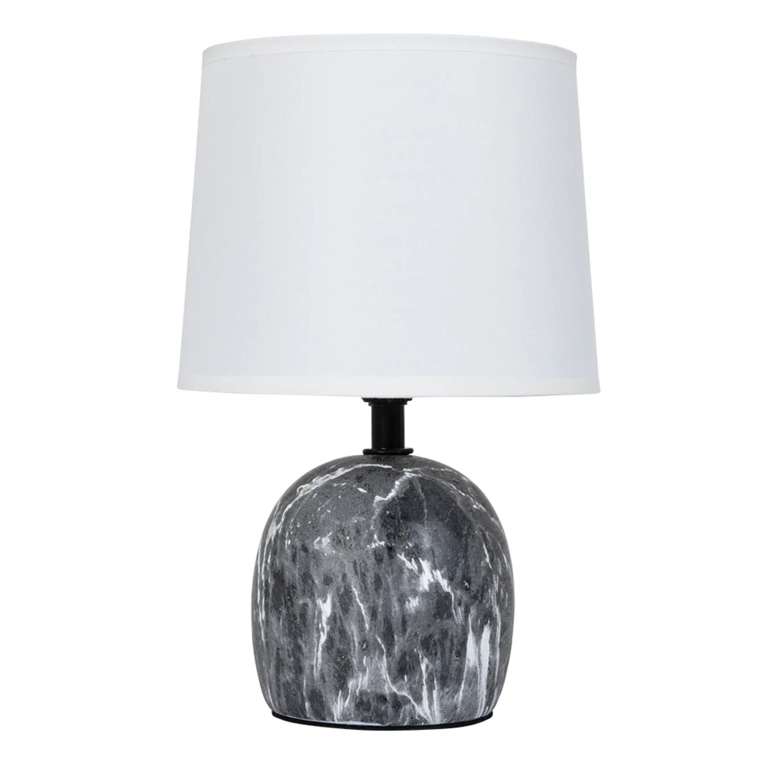 Декоративная настольная лампа Arte Lamp Titawin A5022LT-1GY, арматура серый, плафон ткань белая