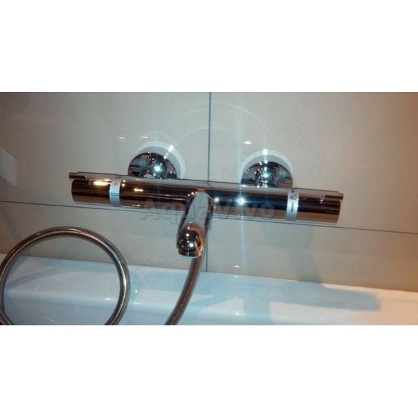 Смеситель Hansgrohe Ecostat Comfort 13114000 для ванны с душем, термостат - фото 1