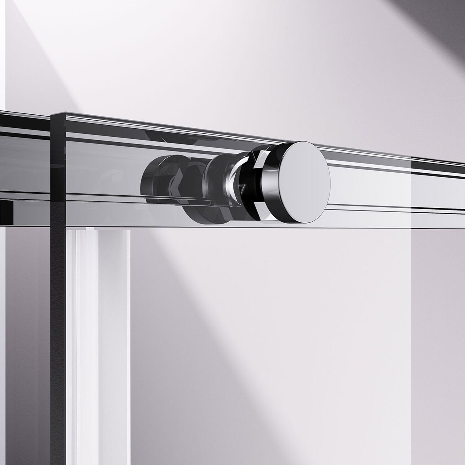 Душевая дверь Vincea Slim-N VDS-4SN 100x195, стекло прозрачное, профиль хром - фото 1