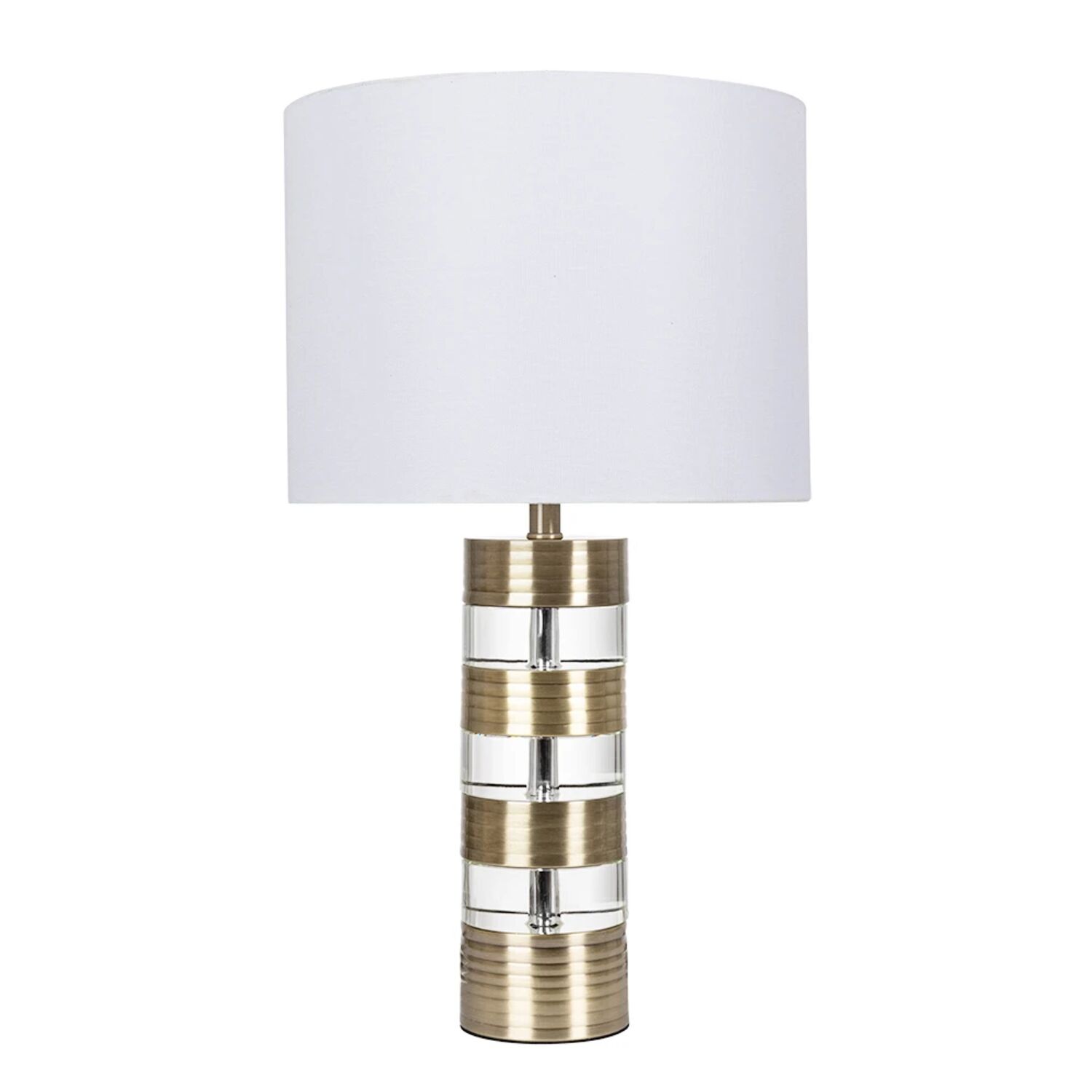 Декоративная настольная лампа Arte Lamp Maia A5057LT-1AB, арматура античная бронза, плафон ткань белый