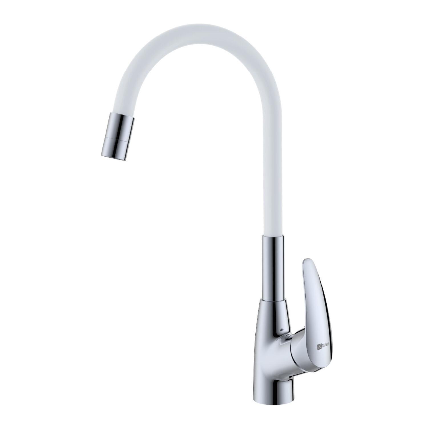 Смеситель Lemark Linara LM0415C-White для кухни, цвет хром / белый