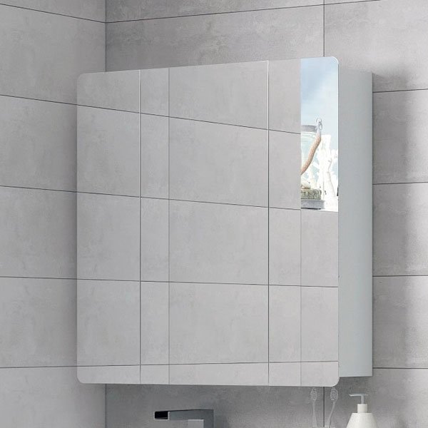 Мебель для ванной Corozo Лео 80 напольная, с тумбой 20 см, цвет белый - фото 1