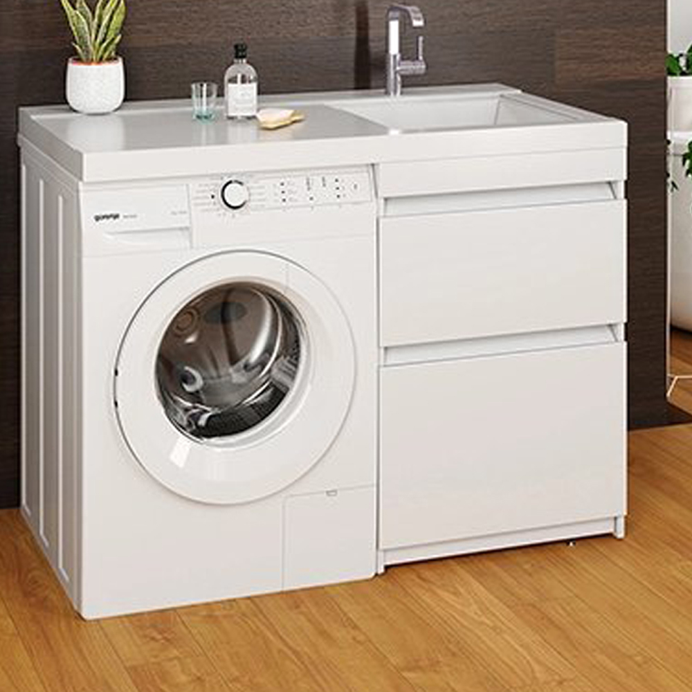 Мебель для ванной Mixline Созвездие 120, с тумбой 56 см, цвет белый - фото 1