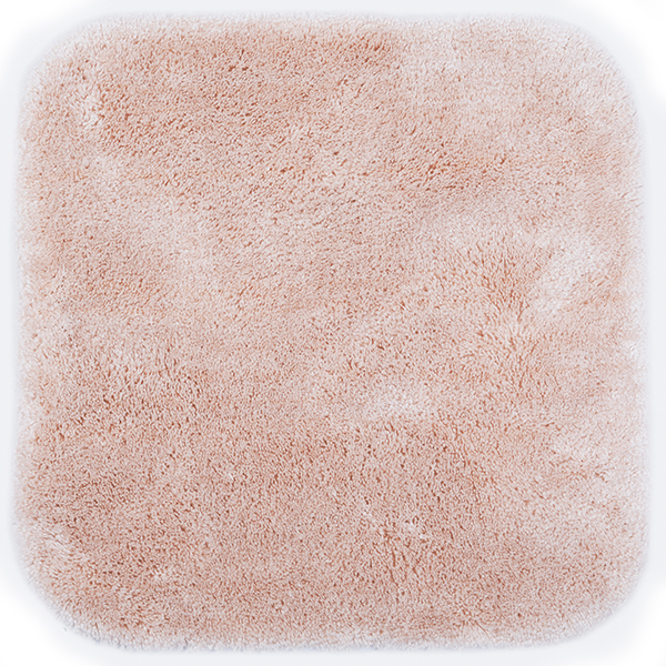 Коврик WasserKRAFT Wern BM-2554 Powder pink для ванной, 57x55 см, цвет розовый