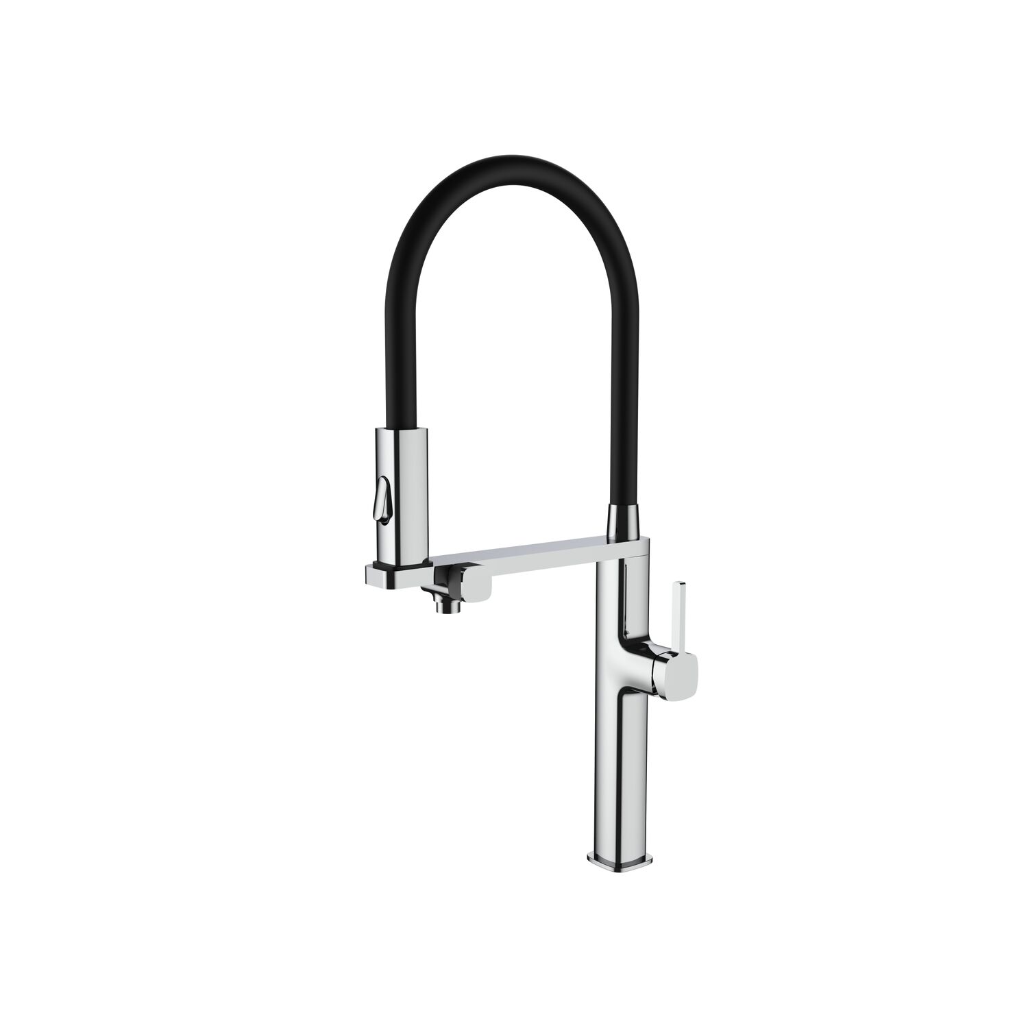 Смеситель Vincea VKF-119CH для кухни, с гибким изливом, цвет хром