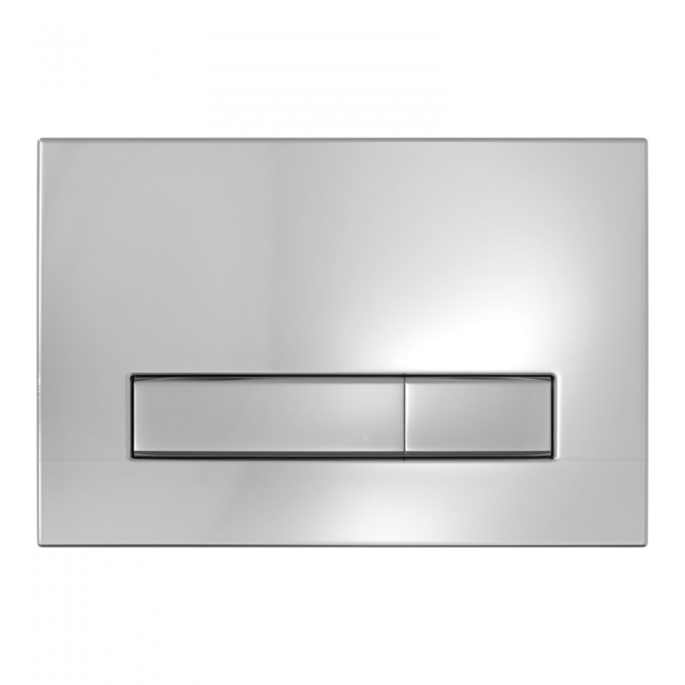 Комплект Berges 043348 унитаза Floe S Rimless с сиденьем микролифт и инсталляции Atom 410 с кнопкой хром глянец - фото 1