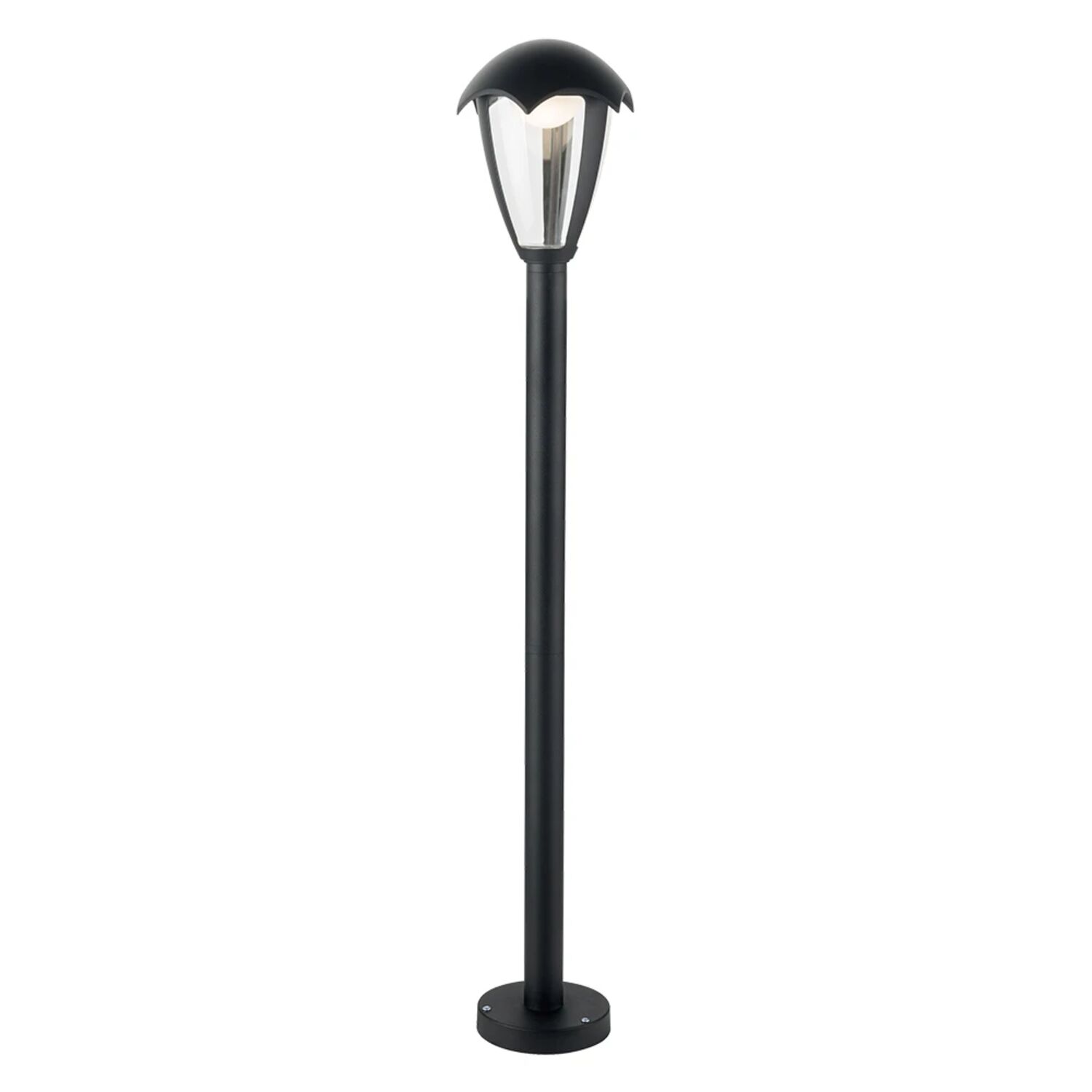 Ландшафтный светильник Arte Lamp Henry A1661PA-1BK, арматура черная, плафон пластик прозрачный