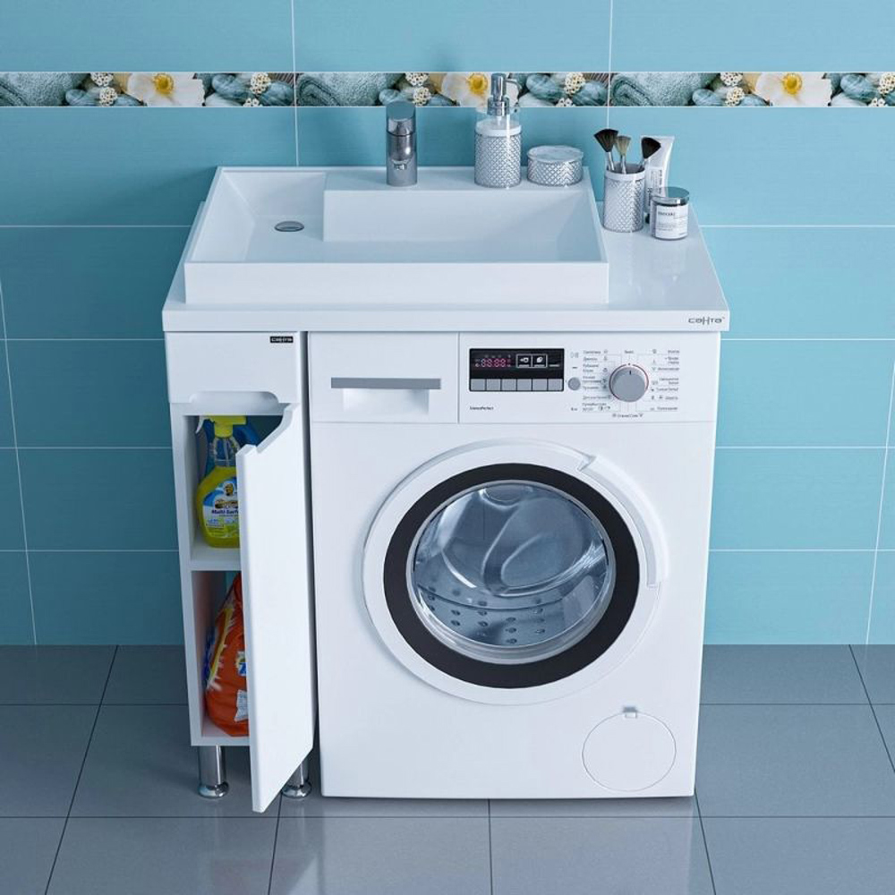 Тумба под раковину Санта Лондон 19, цвет белый - фото 1