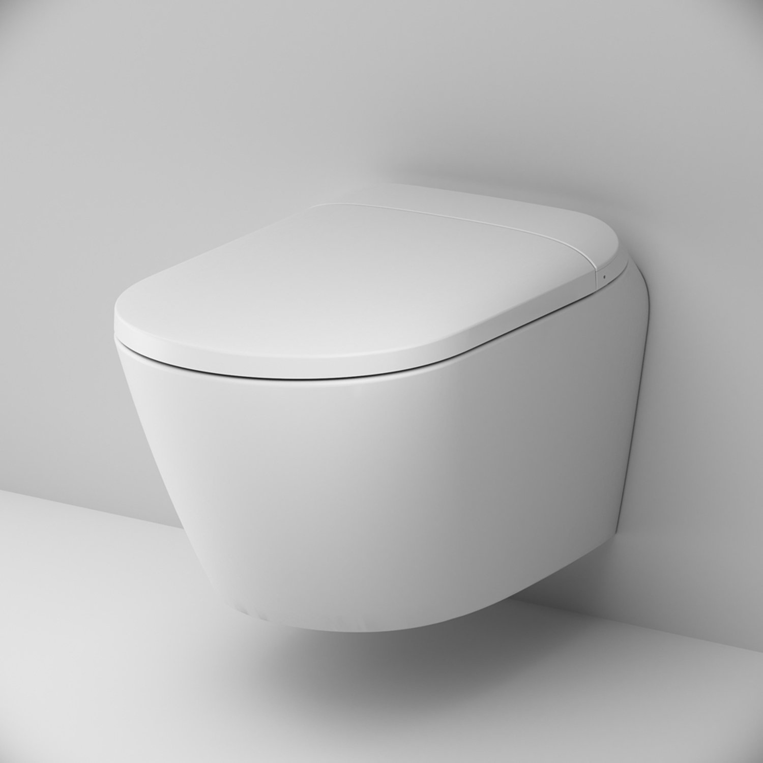 Унитаз AM.PM Sensation CCC301700SC подвесной, безободковый, с интегрированным электронным биде TouchReel, цвет белый - фото 1